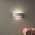 Enkel AMALFI væglampe i gips