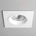 TARO fast firkantet downlight i hvid