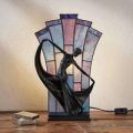 Flamina – flot bordlampe i Tiffany stil