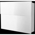 Enkelt designet brevkasse Letterman XXL II, hvid