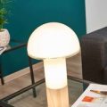 Design-bordlampe Onfale medio i glas