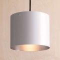 Designer LED hængelampe Afra, hvid sølv
