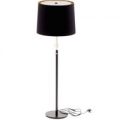 Klassisk elegant standerlampe Para, sort