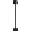 Elegant designer bordlampe Cut, sort-guld