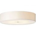 Tekstil-loftlampe Andria, 70 cm, hvid