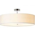 Tekstil-loftlampe Andria, 60 cm, hvid