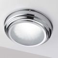 Forkromet LED-loftslampe Scirocco