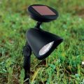 LED solcelle spot Ludo med jordspyd, sort