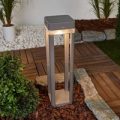 Med kontakt – LED-solcelle-vejlampe Table Cube