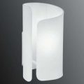Bordlampe Imagine med hvid glasskærm
