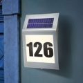 Style – LED-husnummerlampe med solcellemodul