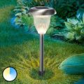 LED solcellelampe Flower Light Duo Color funktion