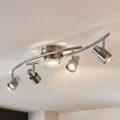 LED-loftlampe Cleon, 5 lyskilder, dæmpbar