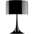 Sort SPUN LIGHT T2 bordlampe fra FLOS