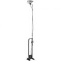 TOIO standerlampe med industrielt design, sort