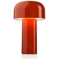 FLOS Bellhop opladelig LED-bordlampe murstensrød