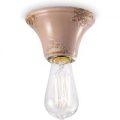 Vintage-loftlampe C133 gammelrosa