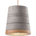 Nordisk, keramisk hængelampe C1786 cement