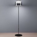 LED gulvlampe Equatore i krom, 135 cm