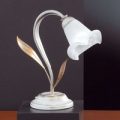 Elegant bordlampe Valenzia, antik hvid