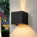 SIRI 44 LED – udendørsvægbelysning, grafit