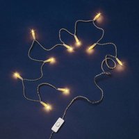 Mini lyskæde m. afbryder og hvidt kabel, lys | Lamper : gigantiske lampeverden
