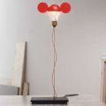 I Ricchi Poveri Toto – Design bordlampe rød