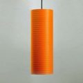 Tube-hængelampe, 30 cm, orange