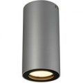 Sølvgrå ENOLA_B CL-1 loftlampe med et lys
