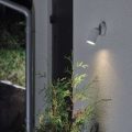Fleksibel udendørs væglampe “New Modena”, grå