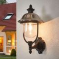Opret udendørs væglampe “Parma”, m. rustfrit dække