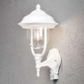 Udendørs væglampe Parma m. bevægelsessensor, hvid
