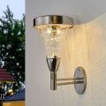 LED udendørs væglampe Najee med solcelledrift