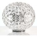 Kugleformet LED bordlampe Planet, transparent