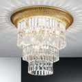 Kongelig loftlampe MILORD CRYSTAL