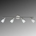 LED loftlampe “Julia”,m. marmorerede glas og 4 lys