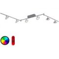 LED-loftlampe Lola-Mike, 6 lyskilder