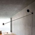 Eksklusiv LED væglampe Counterbalance, sort
