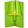 Grøn-transparent bordlampe Tripli