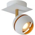 Hvid-guld-lakeret LED-spot Binari