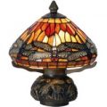 Køn Libella bordlampe i Tiffany-stil