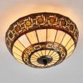 Wilma – loftslampe i Tiffany-stil