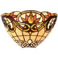 Evora – væglampe i Tiffany-stil