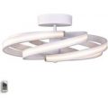 Zoya – moderne LED-loftlampe, hvid