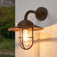 Stilfuld Antique udendørsvæglampe, klart glas | Lamper Belysning : Den gigantiske lampeverden