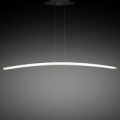 Smal LED-pendellampe Hemisferic, 110,5 cm