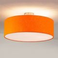 Rund filt loftslampe, orange