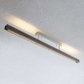 LED-loftlampe Alin i træ, eg kolonistil, 138 cm