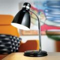 Moderne CYCLONE bordlampe i sort