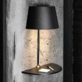 Designer væglampe Illusion Half, sort
